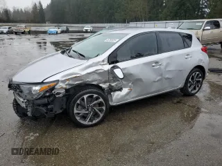 2016 Scion iM with VIN JTNKARJE3GJ507799, listed as a Copart auction lot 45756925 with 101,042 mi miles and Salvage Title. Bid and sale history available at carsss.com. Image 1.