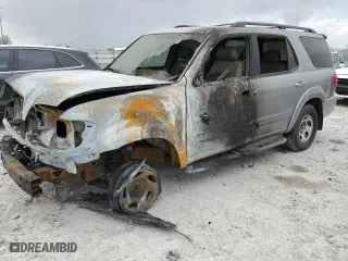 2004 Toyota Sequoia SR5 with VIN 5TDZT34A64S224959, listed as a Copart auction lot 49734825 with 0 mi miles and Salvage Title. Bid and sale history available at carsss.com. Image 1.