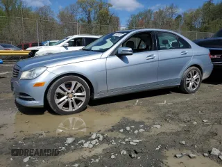 2013 Mercedes-Benz C-Class C 300 Sport with VIN WDDGF8AB2DR261066, listed as a Copart auction lot 51405955 with 220,369 mi miles and Salvage Title. Bid and sale history available at carsss.com. Image 1.