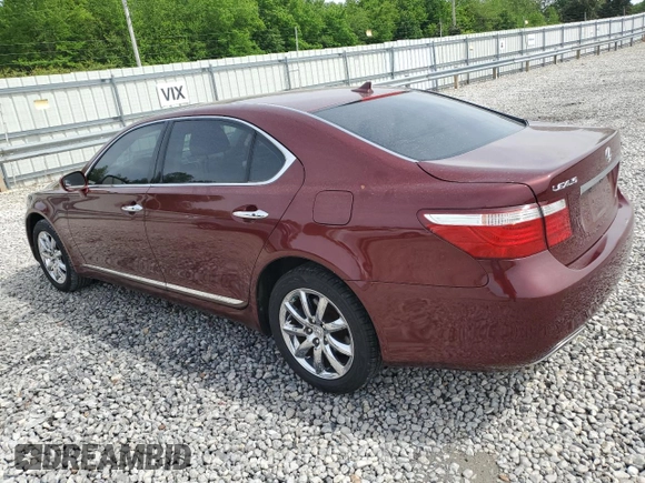 2007 Lexus LS 460 L with VIN JTHGL46F375014799, listed as a Copart auction lot 53912115 with 150,120 mi miles and Salvage title. Bid and sale history available at DreamBid. Image 2.