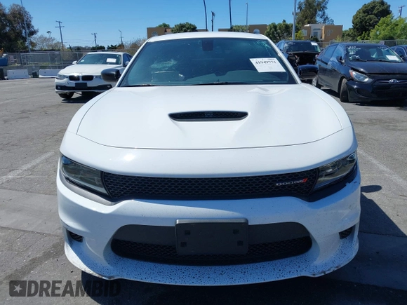 2023 Dodge Charger GT with VIN 2C3CDXHG8PH533221, listed as a IAAI auction lot 41949771 with 8,398 mi miles and . Bid and sale history available at carsss.com. Image 12.