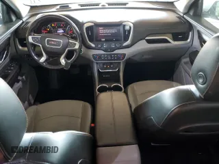 2020 GMC Terrain SLT with VIN 3GKALVEV5LL131921, listed as a Copart auction lot 52604825 with 123,300 mi miles and Salvage Title. Bid and sale history available at carsss.com. Image 8.