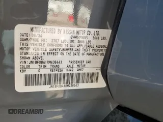 2024 Nissan ARIYA Evolve+ with VIN JN1BF0BA1RM436443, listed as a Copart auction lot 45001295 with 582 mi miles and Salvage title. Bid and sale history available at DreamBid. Image 13.