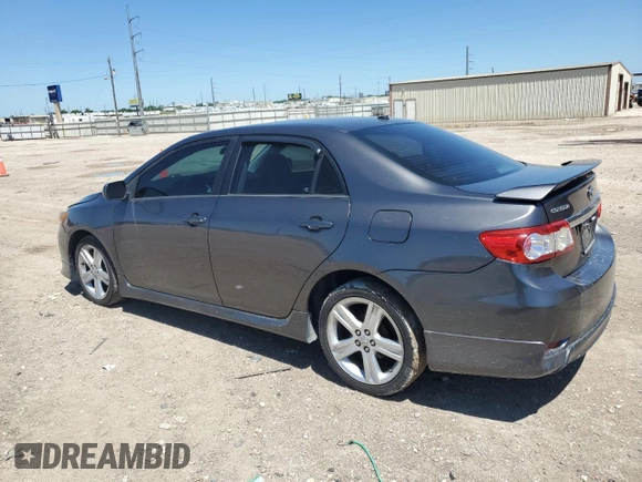 2013 Toyota Corolla L with VIN 5YFBU4EE9DP212254, listed as a Copart auction lot 53374405 with 107,413 mi miles and Salvage Title. Bid and sale history available at carsss.com. Image 2.