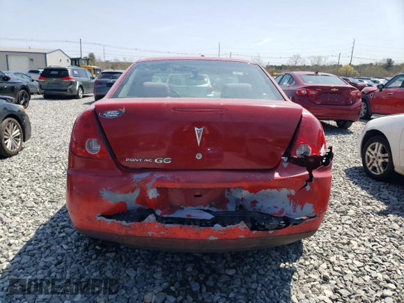 2006 Pontiac G6 with VIN 1G2ZF55BX64246346, listed as a Copart auction lot 53459645 with 184,888 mi miles and Clean title. Bid and sale history available at DreamBid. Image 6.