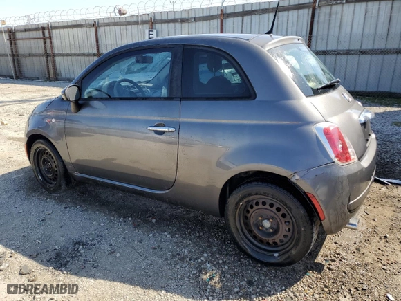 2013 FIAT 500 Pop with VIN 3C3CFFAR0DT693242, listed as a Copart auction lot 52015555 with 121,959 mi miles and Clean Title. Bid and sale history available at carsss.com. Image 2.