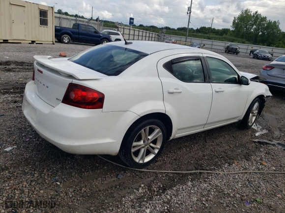 2013 Dodge Avenger SXT with VIN 1C3CDZCG1DN768114, listed as a Copart auction lot 64837004 with 191,218 mi miles and Salvage Title. Bid and sale history available at carsss.com. Image 3.