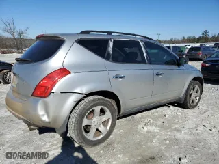 2005 Nissan Murano SL with VIN JN8AZ08T15W305217, listed as a Copart auction lot 41696695 with 238,677 mi miles and Salvage Title. Bid and sale history available at carsss.com. Image 3.