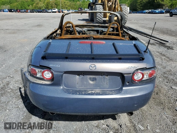 2006 Mazda MX-5 Miata Grand Touring with VIN JM1NC25F460112931, listed as a Copart auction lot 55042245 with Not provided miles and Salvage title. Bid and sale history available at DreamBid. Image 6.