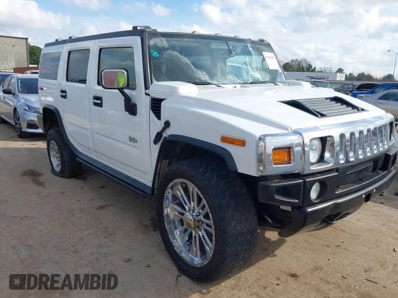 2003 Hummer H2 with VIN 5GRGN23U83H116139, listed as a IAAI auction lot 41495435 with Not Provided miles. Bid and sale history available at carsss.com. Image 1.