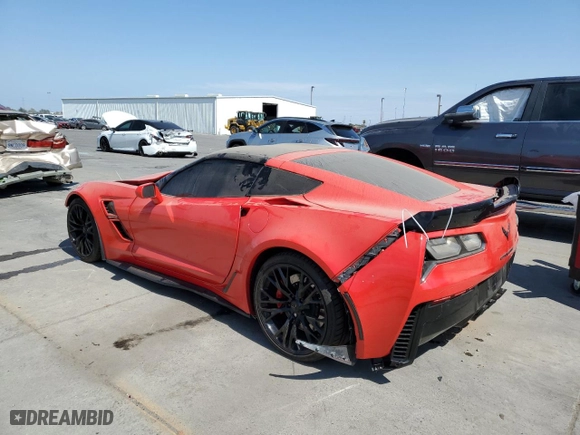 2018 Chevrolet Corvette Grand Sport 1LT with VIN 1G1YW2D75J5102895, listed as a Copart auction lot 72060894 with 31,660 mi miles and Salvage Title. Bid and sale history available at carsss.com. Image 2.