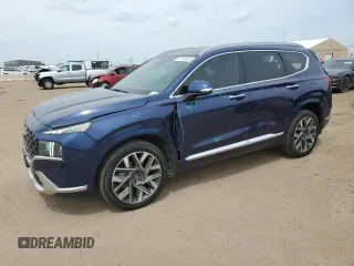 2022 Hyundai Santa Fe Calligraphy z VIN 5NMS54AL5NH397657, wystawiony jako Copart lot #67033425 z przebiegiem 24 839 mil mil oraz Szkoda całkowita • Salvage title. Historia ofert i sprzedaży dostępna na DreamBid. Obrazek 1.