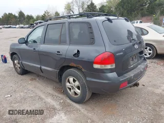 2005 Hyundai Santa Fe GLS with VIN KM8SC73E05U865692, listed as a IAAI auction lot 41914424 with 277,541 mi miles. Bid and sale history available at carsss.com. Image 3.
