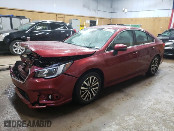 2018 Subaru Legacy Premium with VIN 4S3BNAF69J3031033, listed as a Copart auction lot 56477085 with 40,852 mi miles and Salvage title. Bid and sale history available at DreamBid. Image 1.