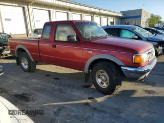 1997 Ford Ranger XLT with VIN 1FTCR15X5VTA08731, listed as a Copart auction lot 74126904 with 74,233 mi miles and Salvage Title. Bid and sale history available at DreamBid. Image 4.