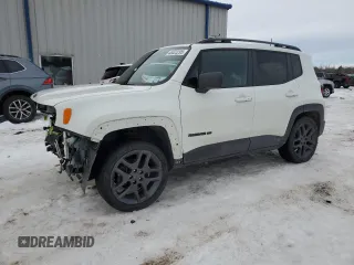 2021 Jeep Renegade Latitude with VIN ZACNJDB12MPM71466, listed as a Copart auction lot 46523295 with 84,303 mi miles and Salvage Title. Bid and sale history available at carsss.com. Image 1.