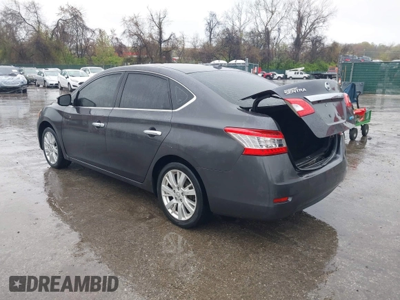 2013 Nissan Sentra S with VIN 3N1AB7AP5DL669623, listed as a IAAI auction lot 41987142 with 157,044 mi miles and . Bid and sale history available at DreamBid. Image 3.