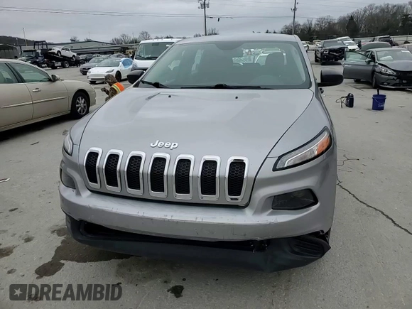 2017 Jeep Cherokee Sport with VIN 1C4PJMAS5HW632004, listed as a Copart auction lot 48033275 with 95,496 mi miles and Salvage Title. Bid and sale history available at carsss.com. Image 11.