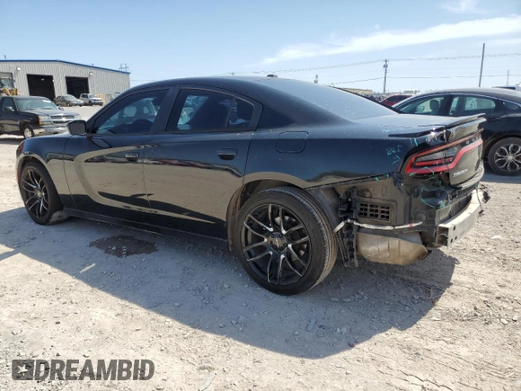 2015 Dodge Charger SE with VIN 2C3CDXBG3FH722124, listed as a Copart auction lot 50541805 with 106,847 mi miles and Salvage Title. Bid and sale history available at carsss.com. Image 2.