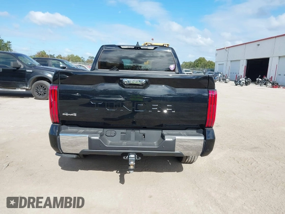 2024 Toyota Tundra 1794 Edition with VIN 5TFMA5DB2RX173868, listed as a IAAI auction lot 41149470 with 11,391 mi miles and . Bid and sale history available at DreamBid. Image 17.