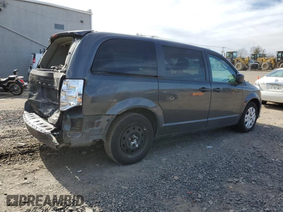 2019 Dodge Grand Caravan SE with VIN 2C4RDGBG0KR754698, listed as a Copart auction lot 45338225 with 152,537 mi miles and Salvage Title. Bid and sale history available at DreamBid. Image 3.