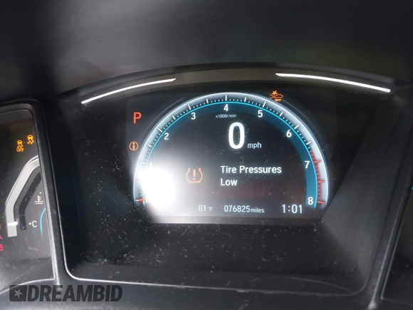 2017 Honda Civic Sedan LX with VIN 2HGFC2F6XHH552820, listed as a IAAI auction lot 42035350 with 1 mi miles. Bid and sale history available at carsss.com. Image 7.