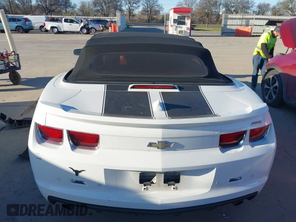2012 Chevrolet Camaro 2LT with VIN 2G1FC3D35C9125716, listed as a IAAI auction lot 41133595 with 128,002 mi miles. Bid and sale history available at carsss.com. Image 17.