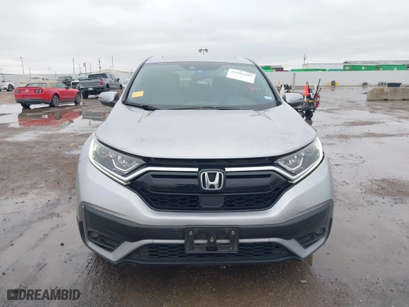 2020 Honda CR-V EX-L with VIN 7FARW1H80LE019499, listed as a IAAI auction lot 41561283 with 58,253 mi miles. Bid and sale history available at carsss.com. Image 12.
