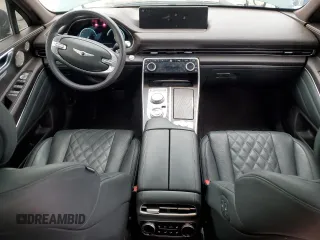 2023 Genesis GV80 with VIN KMUHCESC5PU137756, listed as a Copart auction lot 81332203 with 2,984 mi miles and Salvage title. Bid and sale history available at DreamBid. Image 8.