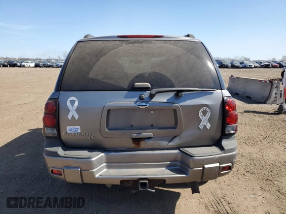 2007 Chevrolet TrailBlazer LS with VIN 1GNDT13S672294232, listed as a Copart auction lot 48737015 with 136,610 mi miles and Salvage Title. Bid and sale history available at DreamBid. Image 6.