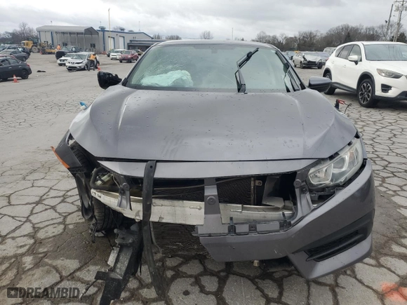 2018 Honda Civic Sedan LX with VIN 19XFC2F53JE041859, listed as a Copart auction lot 47801295 with 102,192 mi miles and Salvage Title. Bid and sale history available at carsss.com. Image 5.