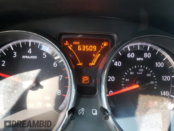 2014 Nissan Versa S with VIN 3N1CN7AP1EL839011, listed as a Copart auction lot 47817415 with 63,059 mi miles and Salvage Title. Bid and sale history available at DreamBid. Image 9.