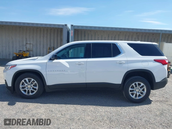 2020 Chevrolet Traverse LS with VIN 1GNERFKW0LJ303818, listed as a IAAI auction lot 42170427 with 67,517 mi miles and . Bid and sale history available at DreamBid. Image 15.