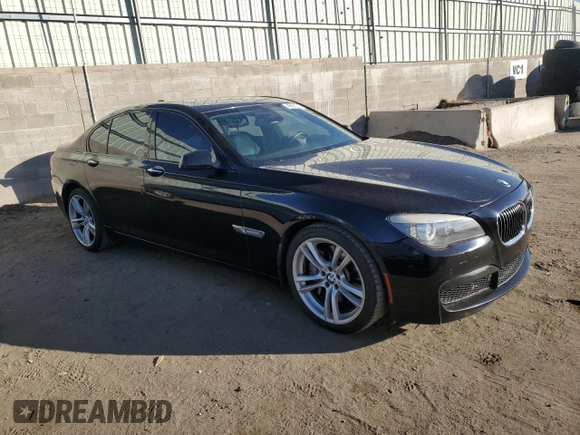 2011 BMW 7 Series 750i with VIN WBAKA8C56BCY36700, listed as a Copart auction lot 46165525 with 152,027 mi miles and Clean title. Bid and sale history available at DreamBid. Image 4.