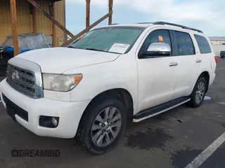 2016 Toyota Sequoia Limited with VIN 5TDJY5G11GS141854, listed as a IAAI auction lot 41259602 with 1 mi miles. Bid and sale history available at carsss.com. Image 2.