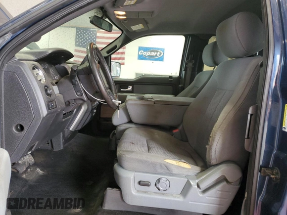 2013 Ford F-150 XL with VIN 1FTFX1EF8DFB28028, listed as a Copart auction lot 59895505 with 153,418 mi miles and Salvage title. Bid and sale history available at DreamBid. Image 7.