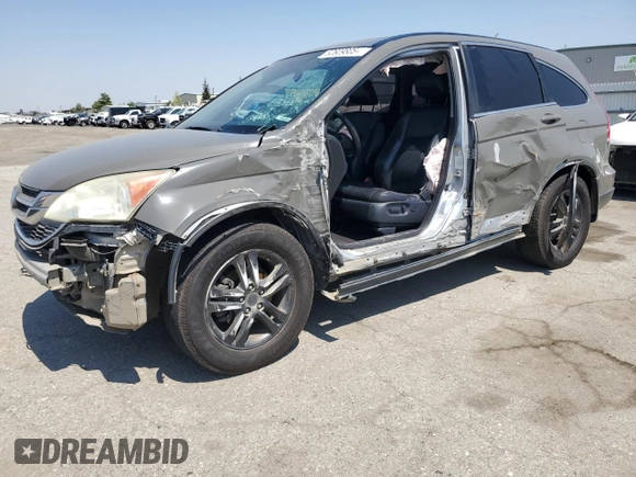 2011 Honda CR-V EX-L with VIN 5J6RE4H70BL039281, listed as a Copart auction lot 52609805 with 267,330 mi miles and Salvage Title. Bid and sale history available at carsss.com. Image 1.