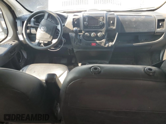 2017 Ram ProMaster Cargo with VIN 3C6TRVNG3HE506180, listed as a Copart auction lot 68477374 with 110,623 mi miles and Salvage Title. Bid and sale history available at carsss.com. Image 8.