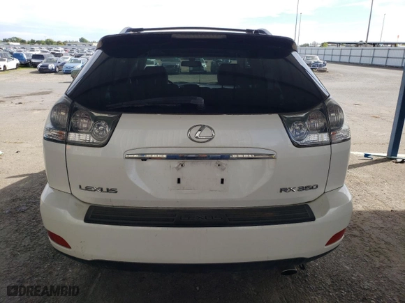 2008 Lexus RX 350 with VIN JTJHK31U182852273, listed as a Copart auction lot 52938075 with 143,033 mi miles and Salvage Title. Bid and sale history available at carsss.com. Image 6.