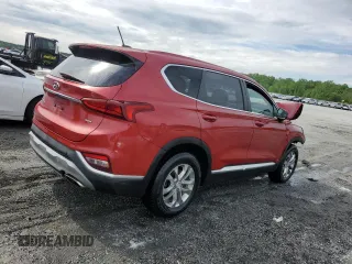 2019 Hyundai Santa Fe SE with VIN 5NMS2CAD9KH062750, listed as a Copart auction lot 54256635 with 113,742 mi miles and Salvage title. Bid and sale history available at DreamBid. Image 3.