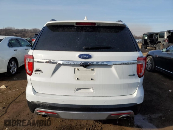 2016 Ford Explorer XLT with VIN 1FM5K8D89GGC05960, listed as a Copart auction lot 47756485 with 95,236 mi miles and Salvage Title. Bid and sale history available at carsss.com. Image 6.