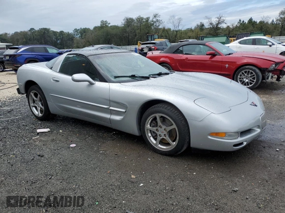 2001 Chevrolet Corvette with VIN 1G1YY22G515129589, listed as a Copart auction lot 46407385 with 31,993 mi miles and Salvage Title. Bid and sale history available at carsss.com. Image 4.