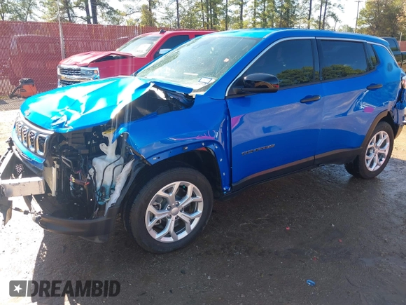 2024 Jeep Compass Sport с VIN 3C4NJDAN7RT139515, выставлен на аукционе IAAI как лот 40888483 с пробегом 7 253 миль миль и . История ставок и продаж доступна на DreamBid. Изображение 18.
