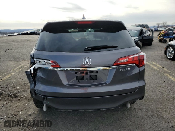 2017 Acura RDX with VIN 5J8TB3H3XHL006178, listed as a Copart auction lot 50038665 with 62,452 mi miles and Salvage Title. Bid and sale history available at carsss.com. Image 6.