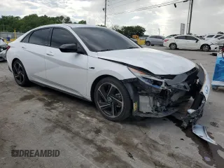 2023 Hyundai Elantra N Line z VIN KMHLR4AF1PU546303, wystawiony jako Copart lot #56982655 z przebiegiem 30 486 mil mil oraz Szkoda całkowita • Salvage title. Historia ofert i sprzedaży dostępna na DreamBid. Obrazek 4.