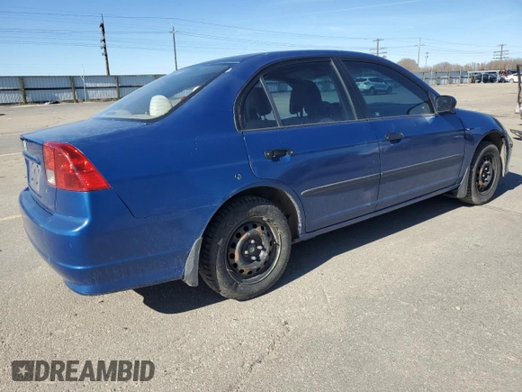 2004 Honda Civic VP with VIN 2HGES163X4H580884, listed as a Copart auction lot 50650925 with 211,497 mi miles and Salvage Title. Bid and sale history available at carsss.com. Image 3.