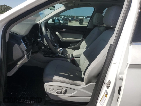 2022 Audi Q5 S line Premium with VIN WA1GAAFY3N2047799, listed as a Copart auction lot 52827315 with 22,846 mi miles and Salvage title. Bid and sale history available at DreamBid. Image 7.