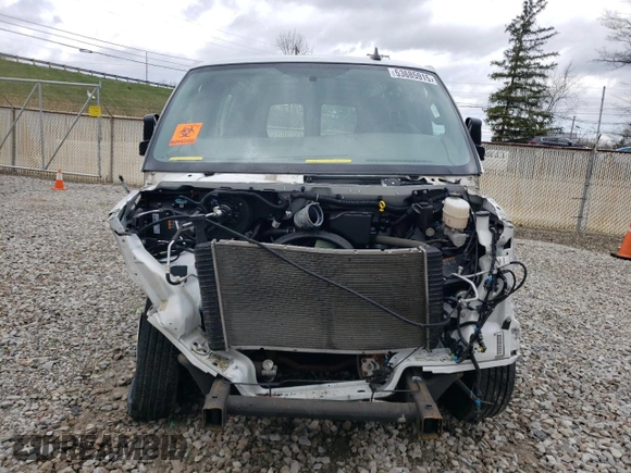 2022 Chevrolet Express Cargo with VIN 1GCWGAFPXN1155012, listed as a Copart auction lot 62039645 with 30,890 mi miles and Salvage title. Bid and sale history available at DreamBid. Image 5.