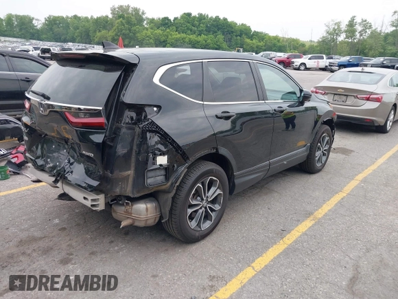 2021 Honda CR-V EX with VIN 5J6RW2H50ML004467, listed as a IAAI auction lot 42481856 with 45,560 mi miles and . Bid and sale history available at DreamBid. Image 4.