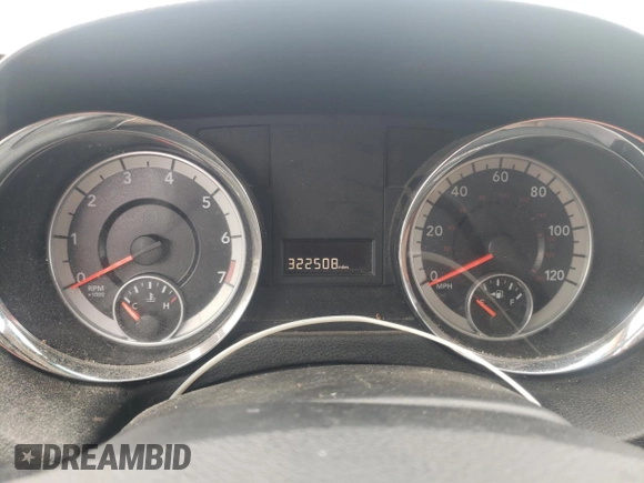 2014 Dodge Grand Caravan SE with VIN 2C4RDGBGXER244637, listed as a Copart auction lot 47122995 with 322,508 mi miles and Salvage Title. Bid and sale history available at DreamBid. Image 9.